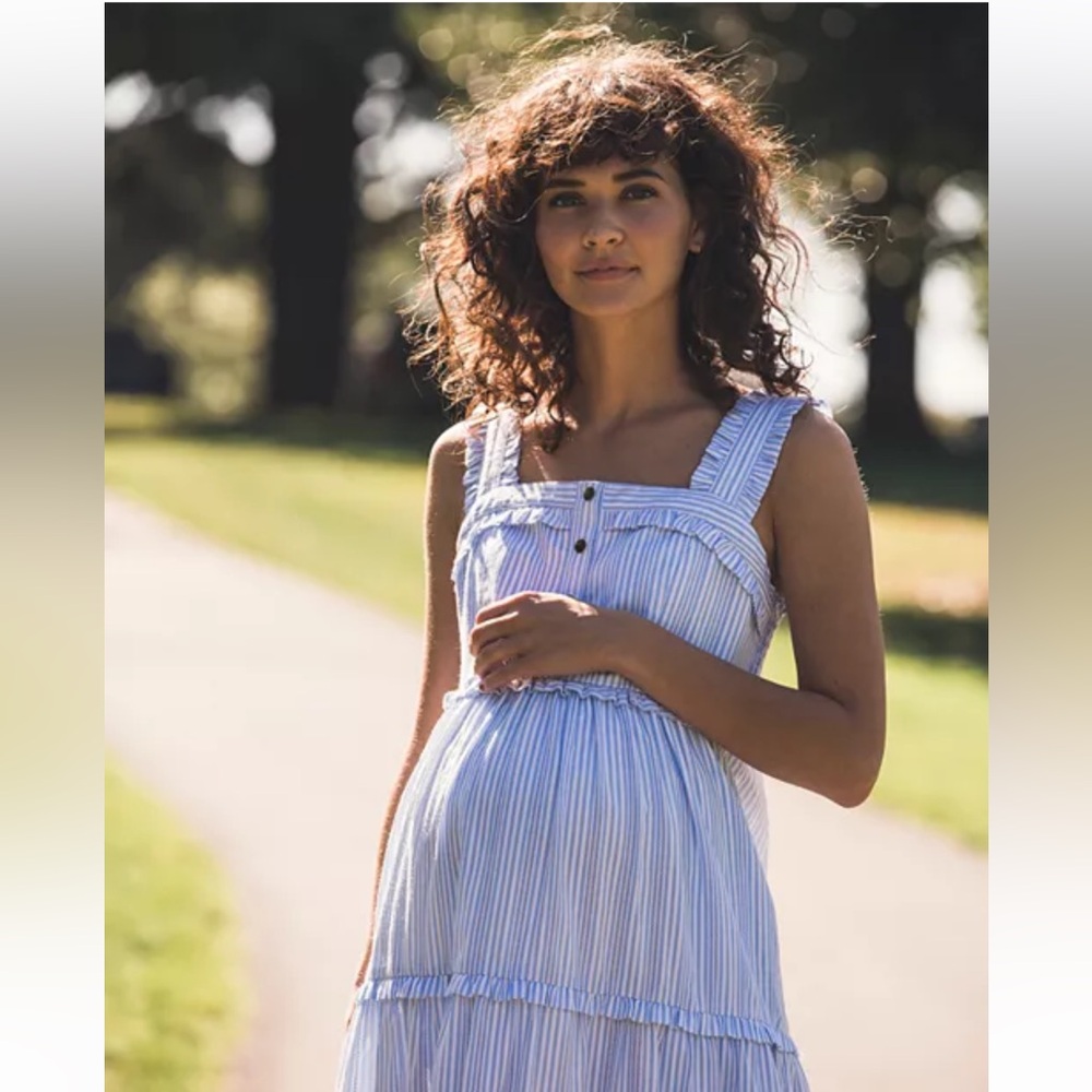 Nom Maternity Emma Tiered Dress